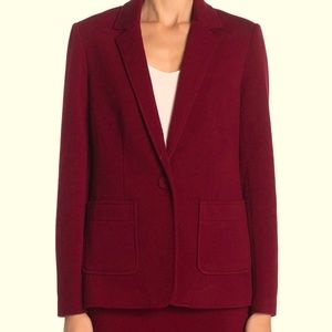 Women's Burgundy Blazer